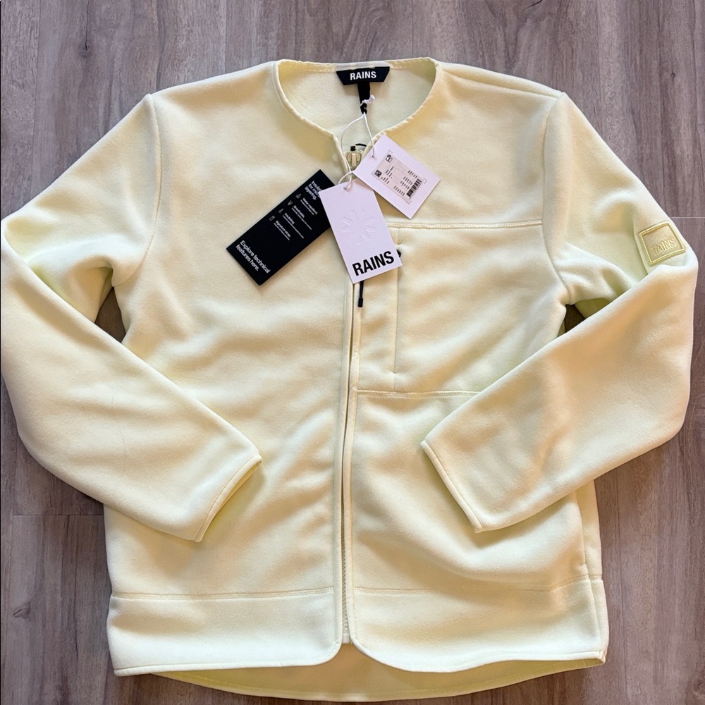 Rains Unisex Fleece Jacket Size Small